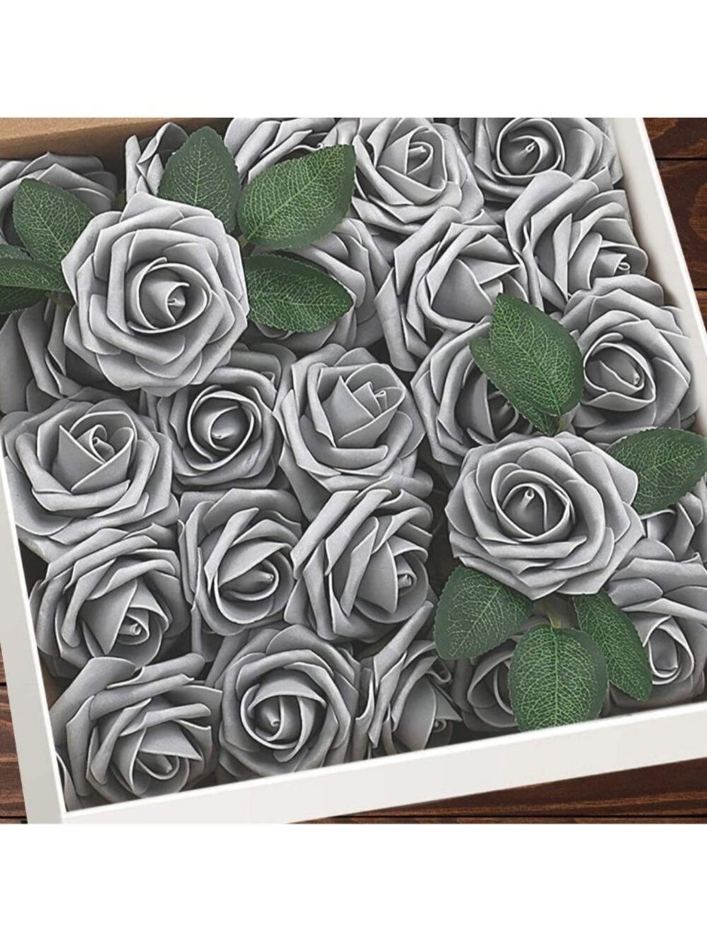 New Artificial Flowers 50 Stems Realistic Roses